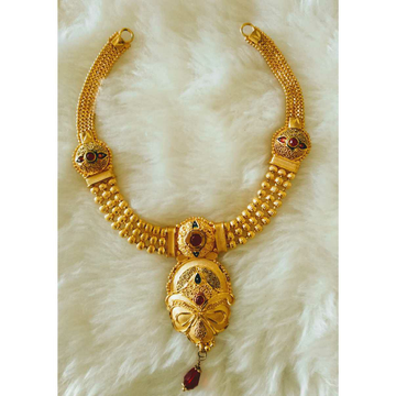 Gold Fancy Necklace Set Butii by 