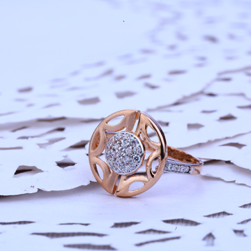 Rose Gold Ladies 18K Ring-RLR230