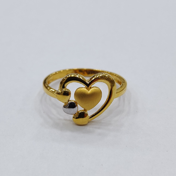 22k gold Cocktail heart design ring by 