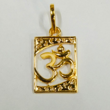 Gold classic pendant by 