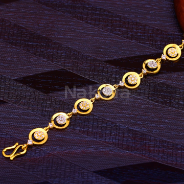 1 Gram Gold Plated with Diamond Designer Mangalsutra Bracelet for Wome   Soni Fashion