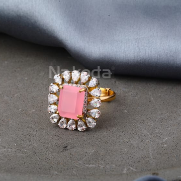 750 Rose Gold Hallmark Stylish Ladies Ring RLR955