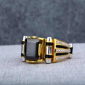 Mens Solitaire Gold Ring-MSR67