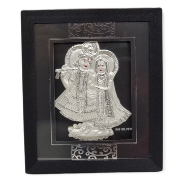 999 silver radha krishna frame (17 - 15.5 cm), hom...