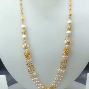 22 KT Gold Trendy Ethnic Antique Mala CJAM36 by Celebrity Jewels
