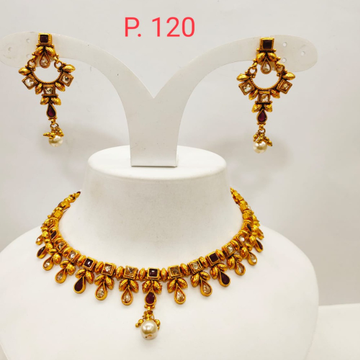 Square Shape Traditional Gold Plated kundan work m...