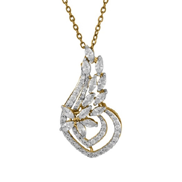 Diamond Gold Antique Pendants MDP162