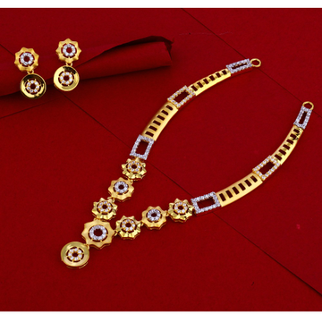 916 Gold CZ Hallmark exclusive Necklace Set LN87
