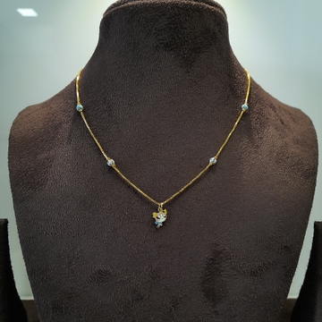 18k Gold delicate design chain  by Rangila Jewellers