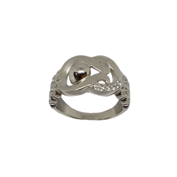 925 Sterling Silver Matte Finish Fancy Ladies Ring...