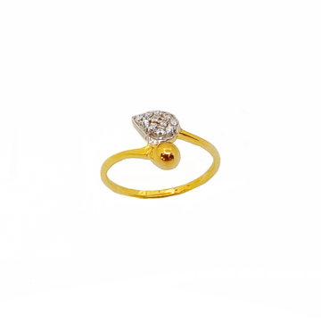 New Designer Collection In 18K Gold Ring - LRG1504