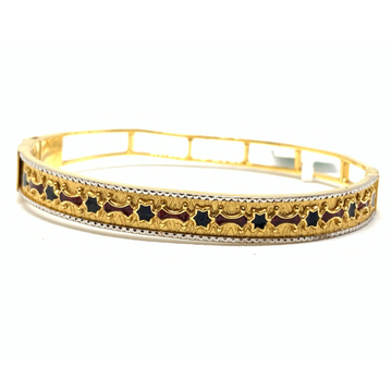 Designer gold bangles by Rajasthan Jewellers Private Limited
