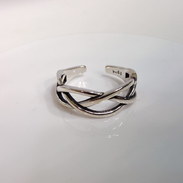 925 silver adjustable ladies ring by 