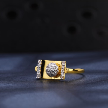 22KT Gold CZ Ladies Ring LR1049
