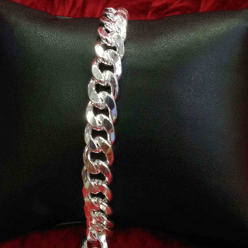 silver daily wear gents bracelet by 