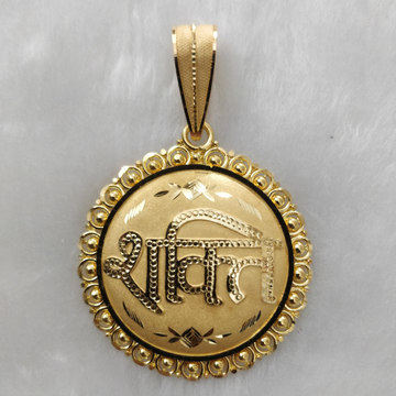 916 gold gent's goddess named pendant