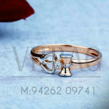 18kt Traditional Were Plain Gold Ladies Ring LRG -...