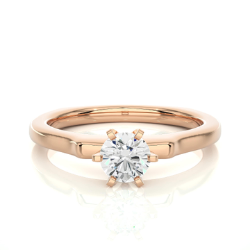 Fancy Solitaire Ring RG by 