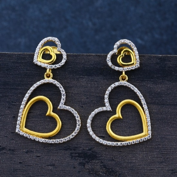 22 carat gold ladies earrings RH-LE880