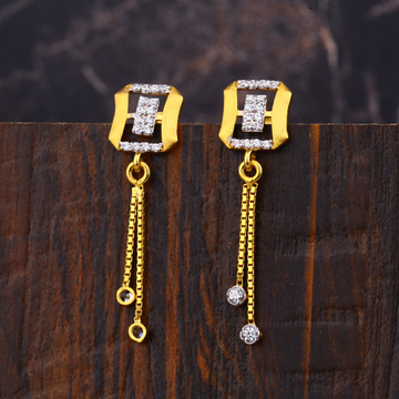Ladies 916 Gold Latkan Earrings -LFE204