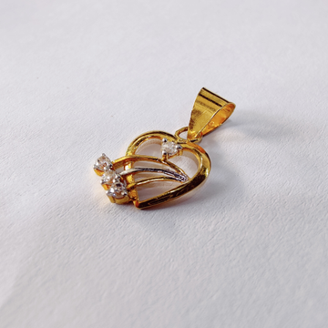 18k gold heart shape diamond collection pendant by 