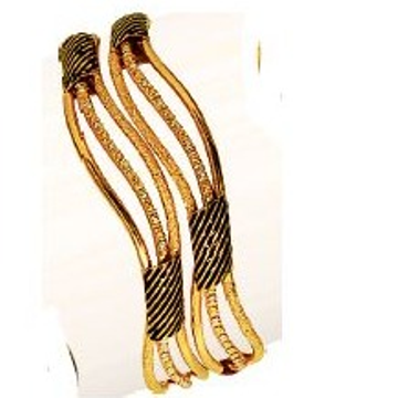 22K / 916 Gold Attractive Vakiya Kadli (Kada) by Ruchit Jewellers