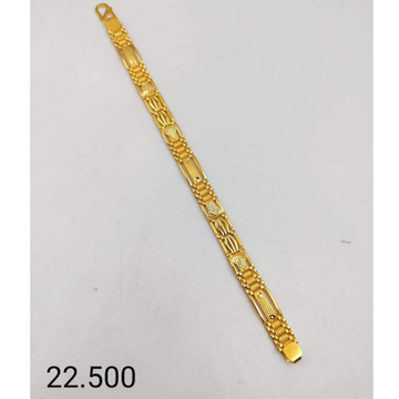 22 carat gold gents bracelet RH-GB538