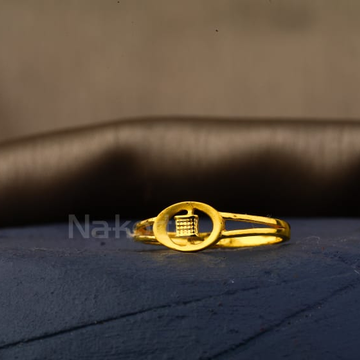 22KT Gold Hallmark Exclusive Ladies Plain Ring LPR...