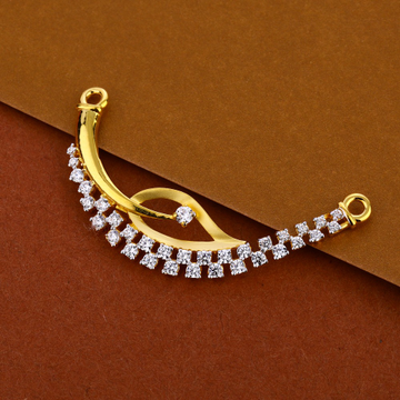 916 Gold CZ Ladies Delicate Mangalsutra Pendant MP...