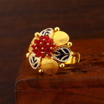 916 Gold Antique Stylish Ladies Ring LAR146