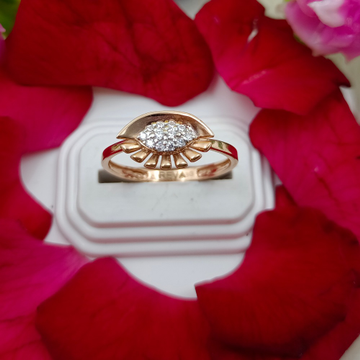 916 Gold CZ Elegant Design Ring by Ranka Jewellers