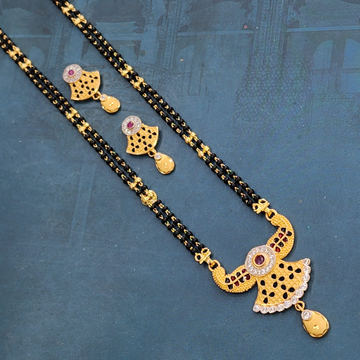 1.gram gold forming Attractive Design  mangalsutra by 