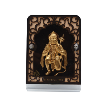 Hanumanji 24k Gold Foil Frame
