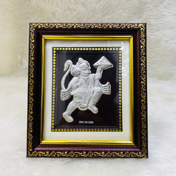 999 Silver Hanuman Dada Frame
