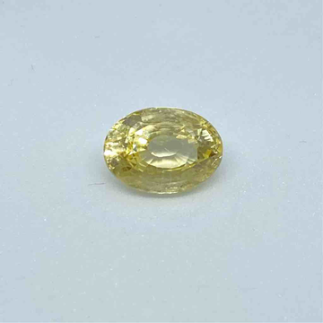 7.16ct oval yellow yellow-sapphire-pukhraj by 
