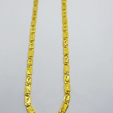 22crt hollow Classy Design navabi gold chain by Suvidhi Ornaments