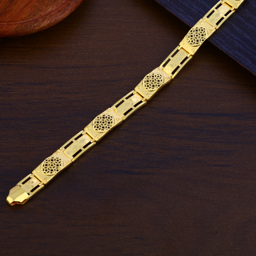 916 Gold Mens Bracelet-MPB142