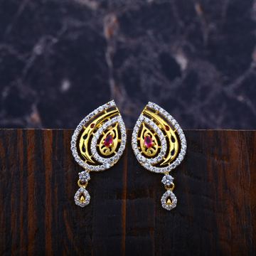 Ladies Gold Earrings-LFE57