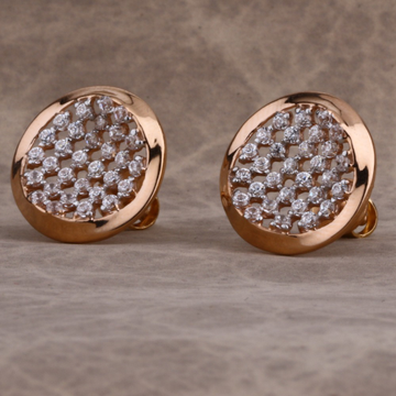 18KT Rose Gold Stylish Ladies Earring RE228