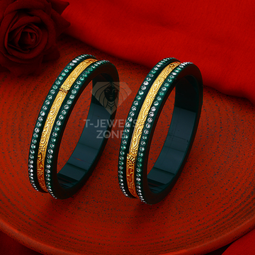 gold bangle-touch(84,92) by Jewels Zone