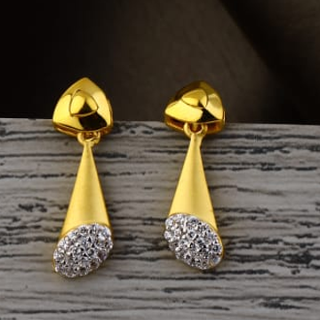 916 Gold Ladies Gorgeous Jummar Earrings LJE494