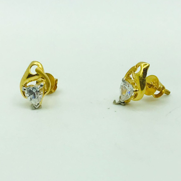 916 Gold Earrings by 