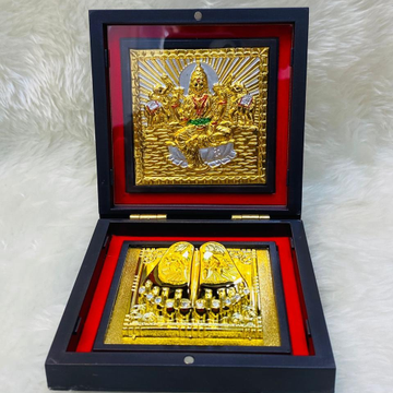 24ct Gold Plated Laxmi Ji Frame