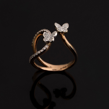 18kt akina diamond  butterfly ring by 