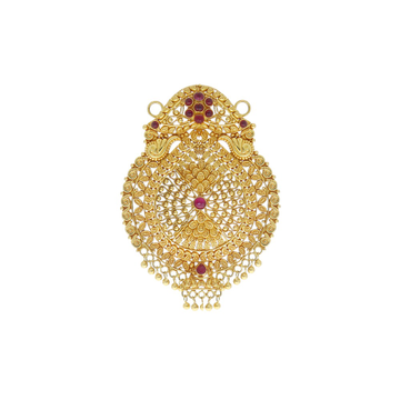 22kt Gold Calcutti Pendant For Women