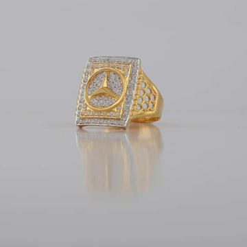22 kt gold cz fancy rings by Aaj Gold Palace
