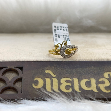 916 /22k gold girl's ring by Shree Godavari Gold Palace