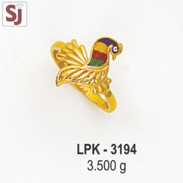 Peacock Ladies Ring Plain LPK-3194