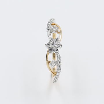 Elegant Star Diamond Ring
