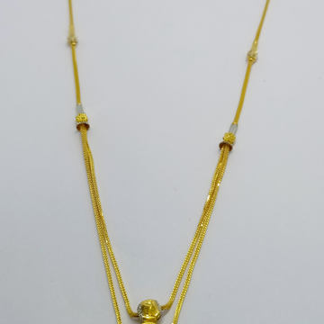 22k fancy vertical gold dokiya by Suvidhi Ornaments